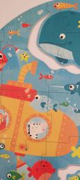 Sous la mer : puzzle rond | 