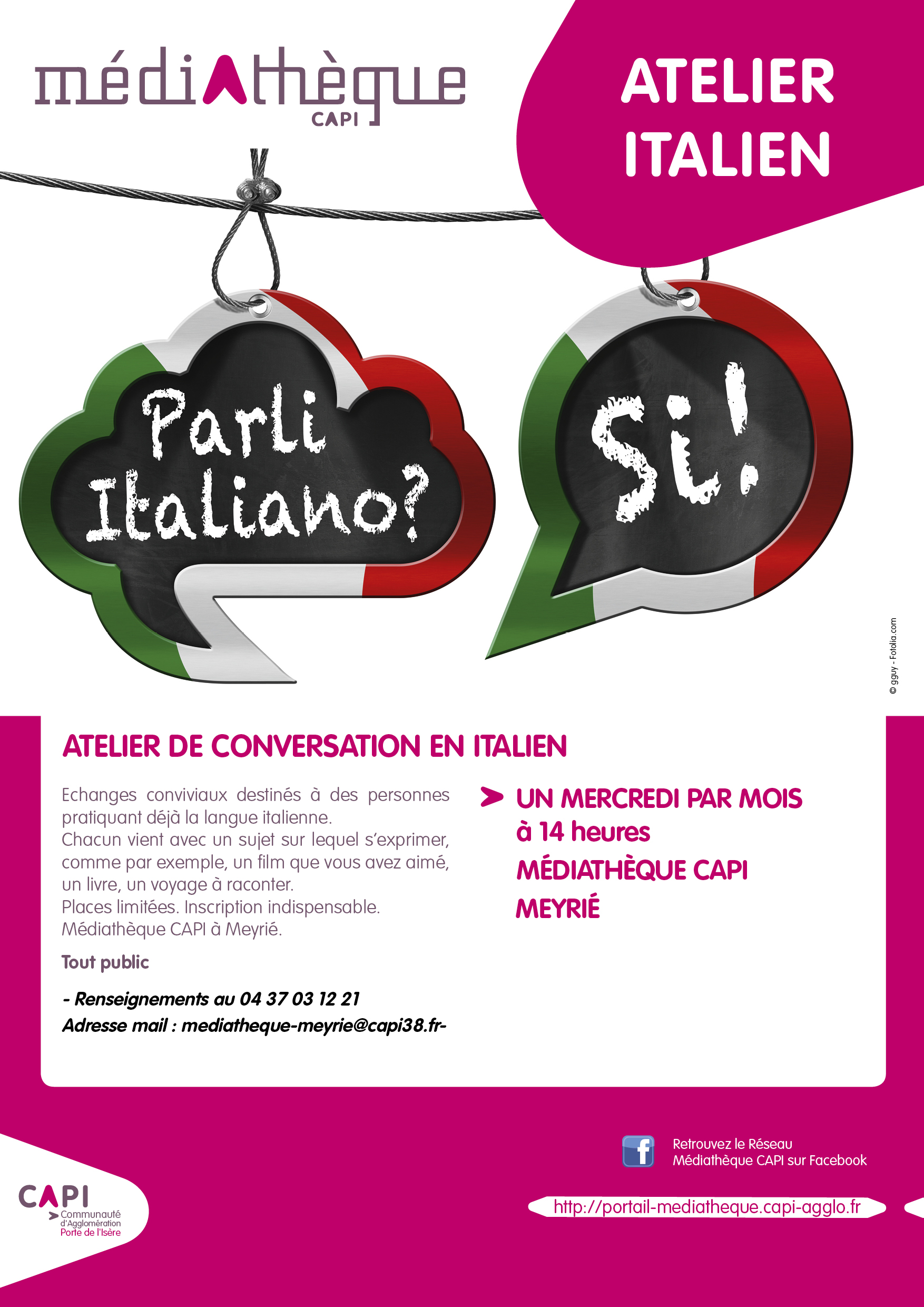 Atelier de conversation en italien | 